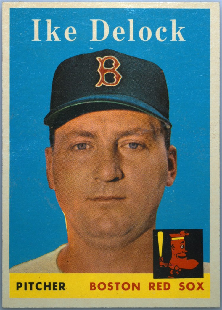 1958 Topps #328 Ike Delock, Boston Red Sox