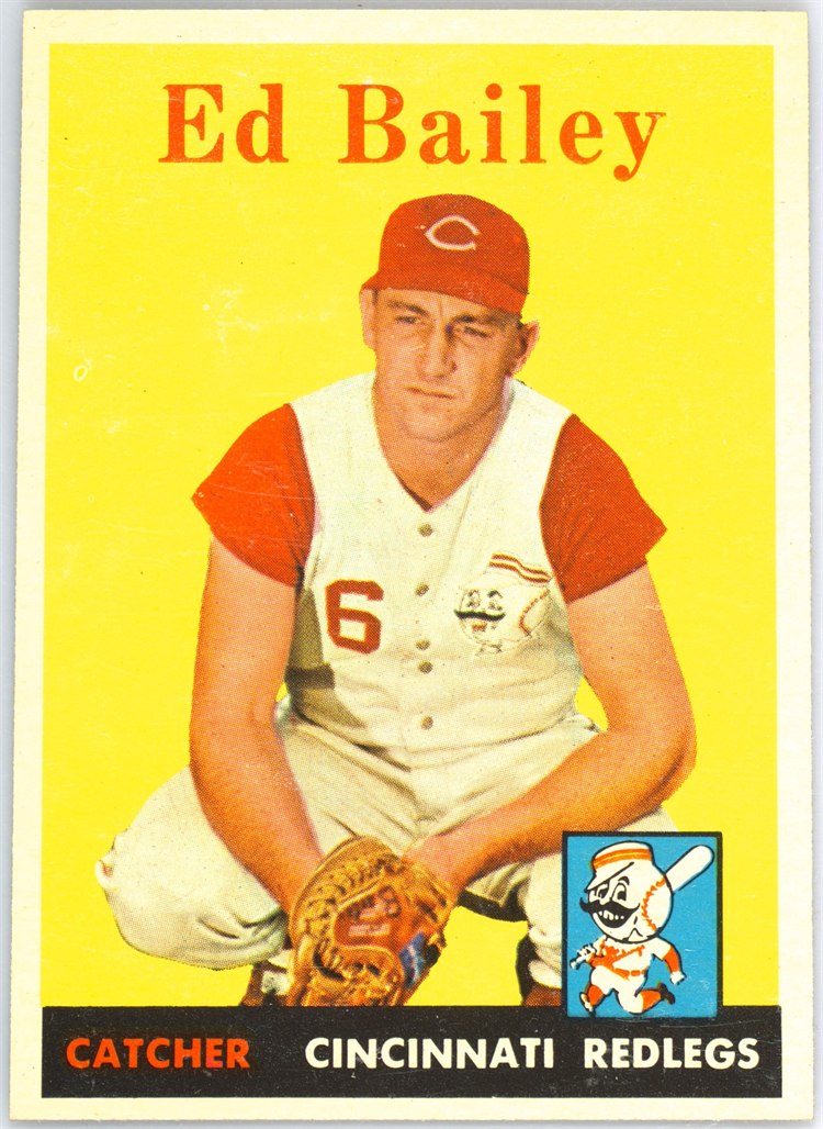 1958 Topps #330 Ed Bailey, Cincinnati Reds