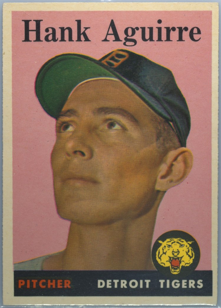 1958 Topps #337 Hank Aguirre, Detroit Tigers
