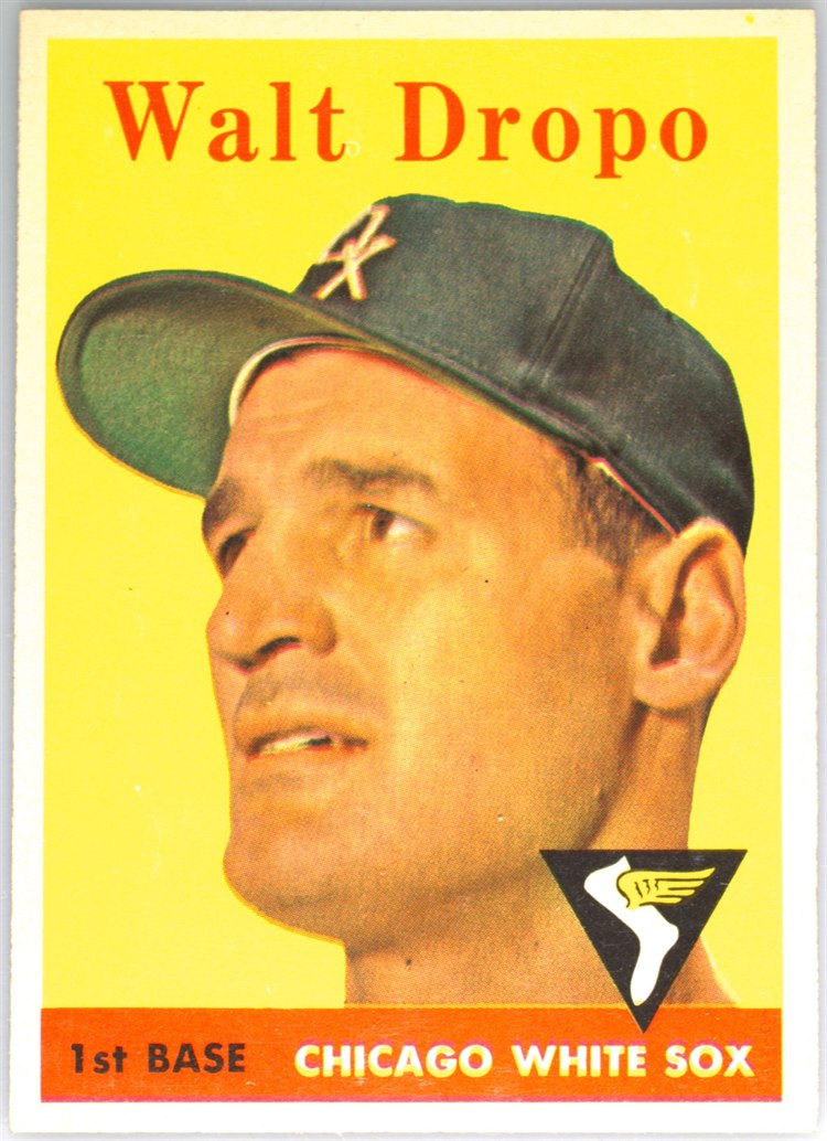 1958 Topps #338 Walt Dropo, Chicago White Sox