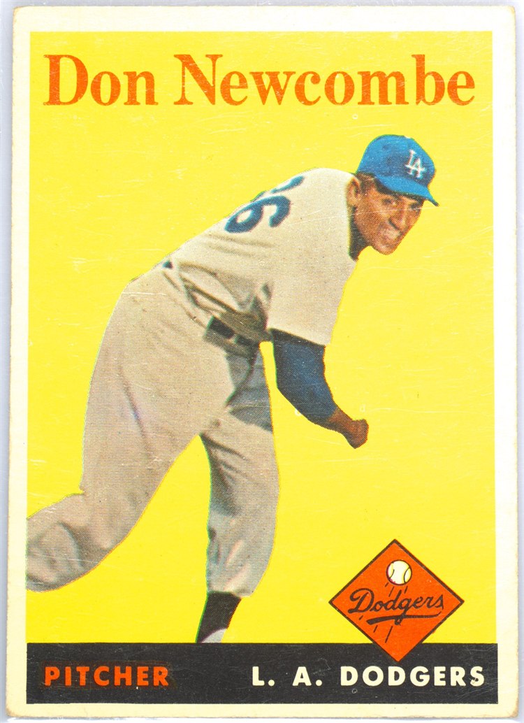 1958 Topps #340 Don Newcombe, Los Angeles Dodgers