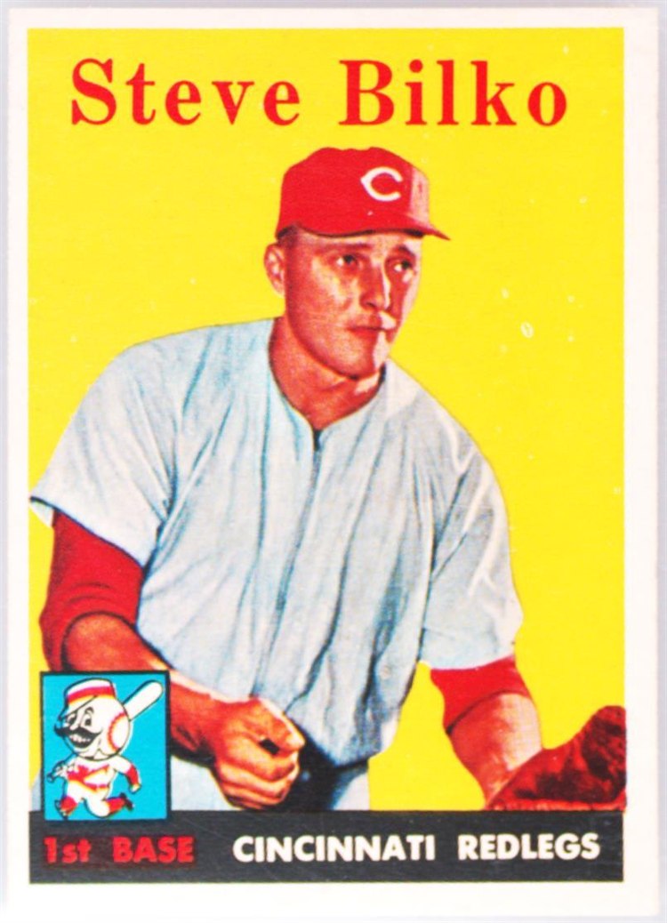 1958 Topps #346 Steve Bilko, Cincinnati Reds