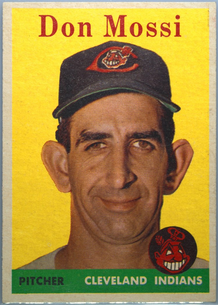 1958 Topps #35 Don Mossi, Cleveland Indians