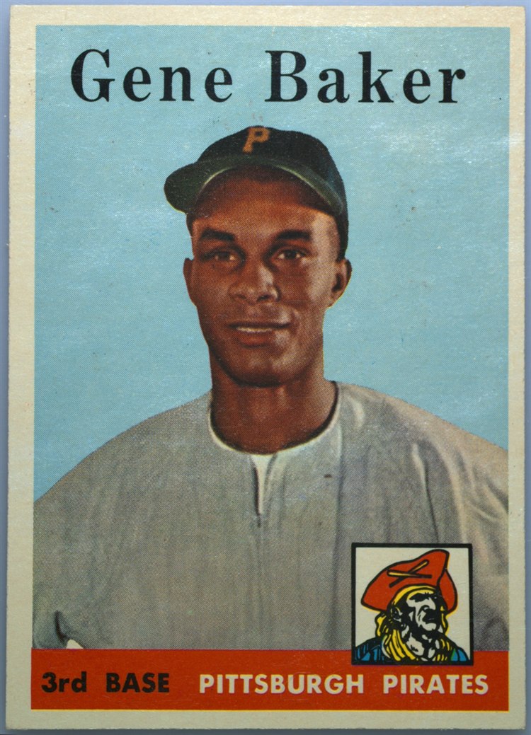 1958 Topps #358 Gene Baker, Pittsburgh Pirates