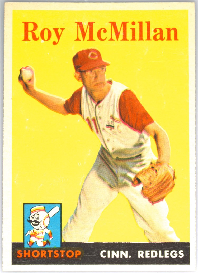 1958 Topps #360 Roy McMillan, Cincinnati Reds