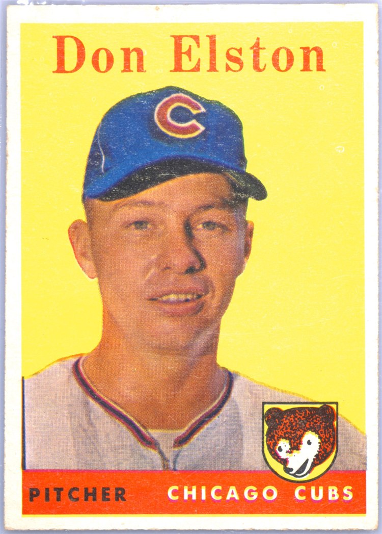 1958 Topps #363 Don Elston, Chicago Cubs