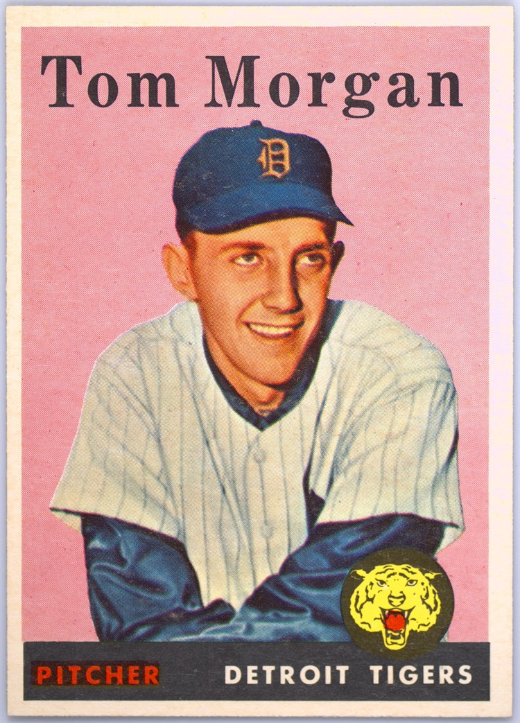 1958 Topps #365 Tom Morgan, Detroit Tigers