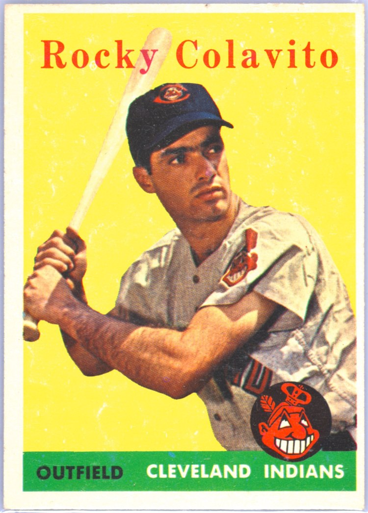 1958 Topps #368 Rocky Colavito, Cleveland Indians