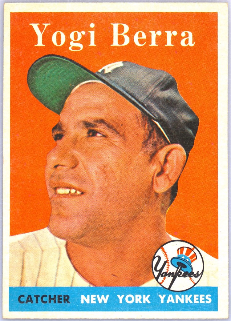1958 Topps #370 Yogi Berra, New York Yankees