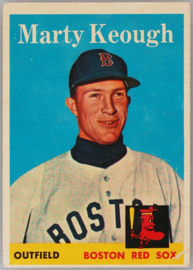 1958 Topps #371 Marty Keough, Boston Red Sox
