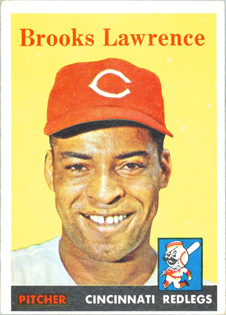 1958 Topps #374 Brooks Lawrence, Cincinnati Reds