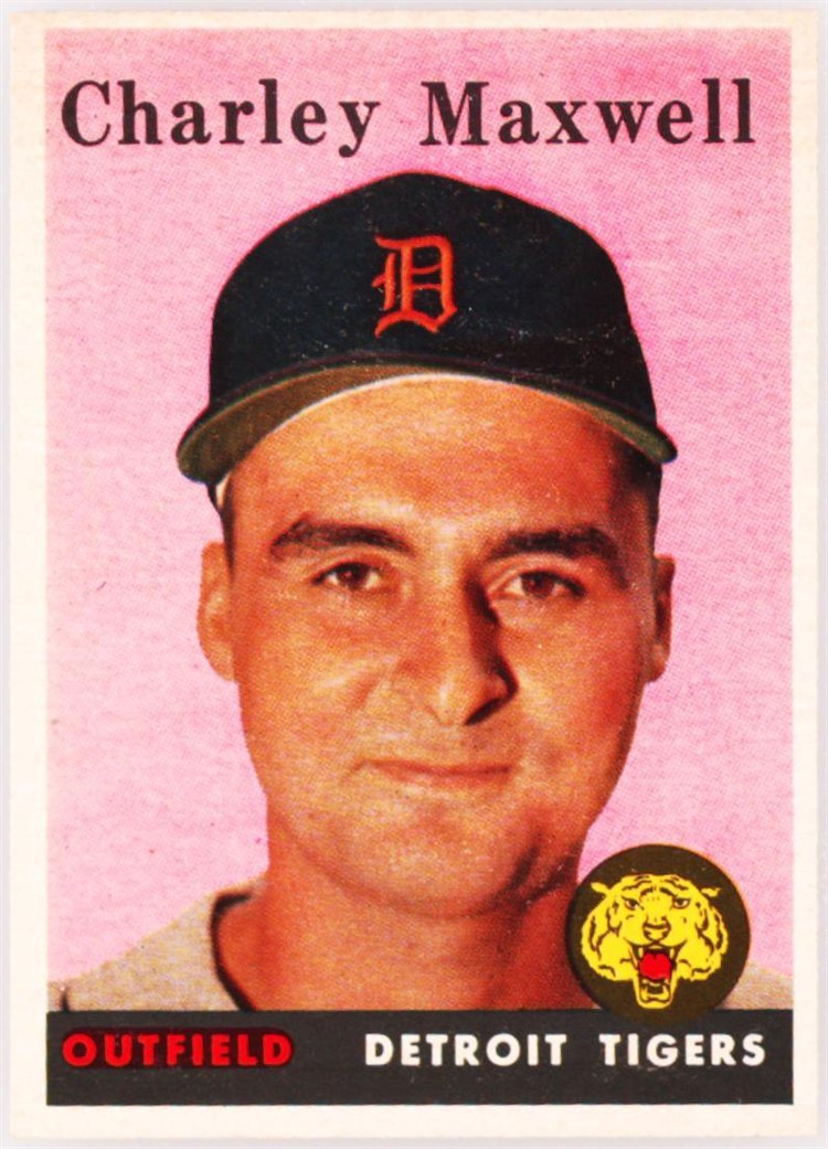 1958 Topps #380 Charlie Maxwell, Detroit Tigers