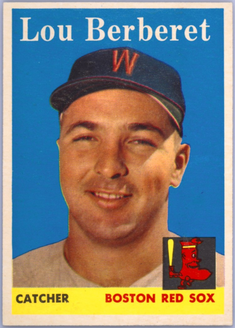 1958 Topps #383 Lou Berberet, Boston Red Sox