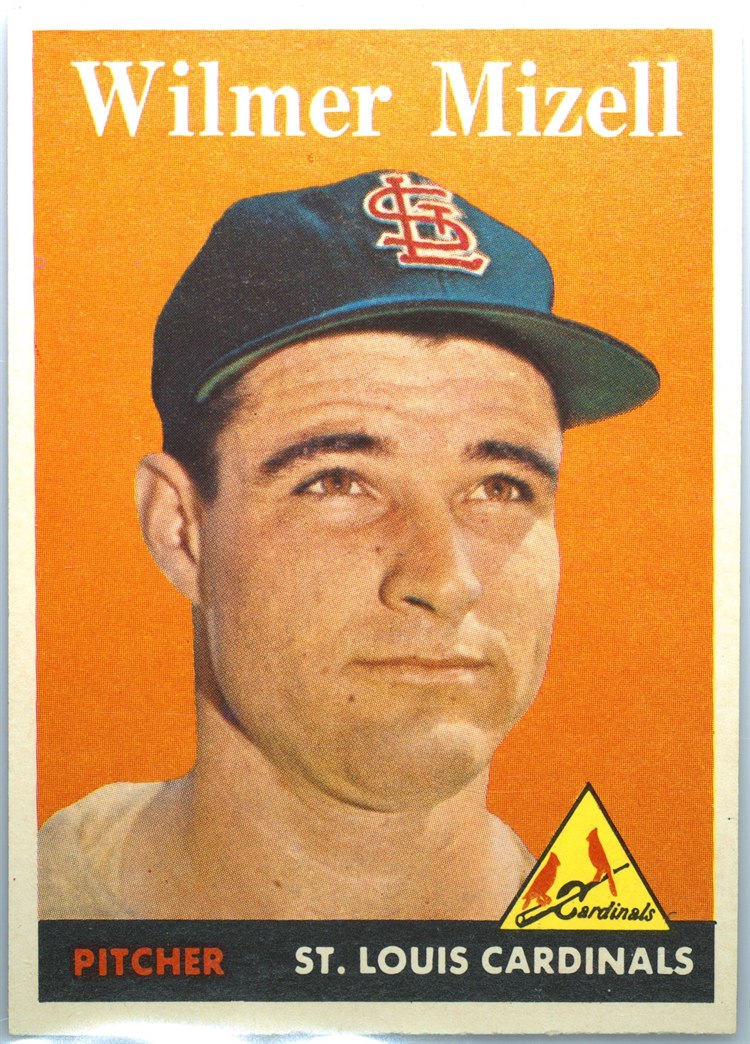 1958 Topps #385 Wilmer Mizell, St. Louis Cardinals
