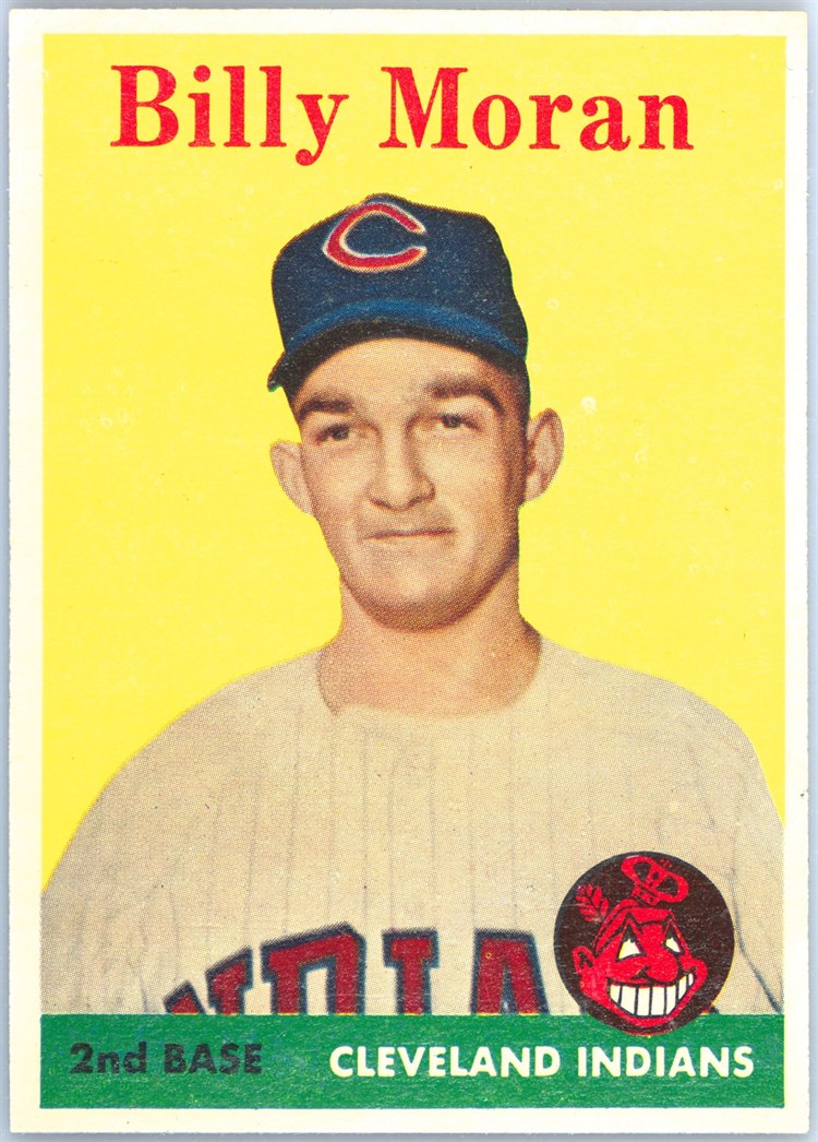 1958 Topps #388 Billy Moran, Cleveland Indians