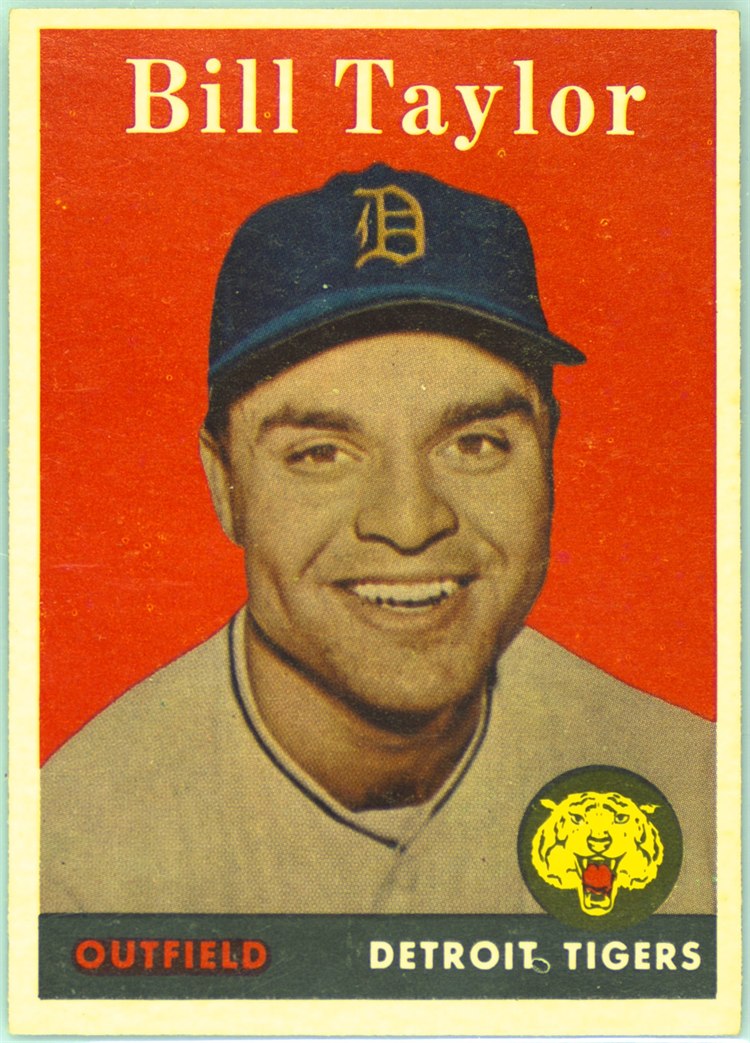 1958 Topps #389 Bill Taylor, Detroit Tigers