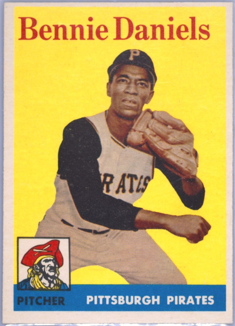 1958 Topps #392 Bennie Daniels, Pittsburgh Pirates