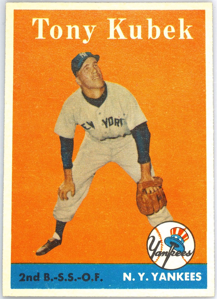 1958 Topps #393 Tony Kubek, New York Yankees