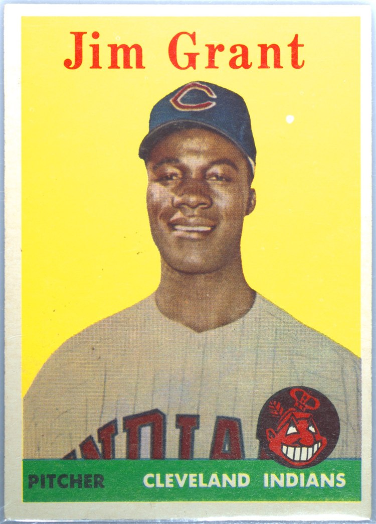 1958 Topps #394 Mudcat Grant, Cleveland Indians