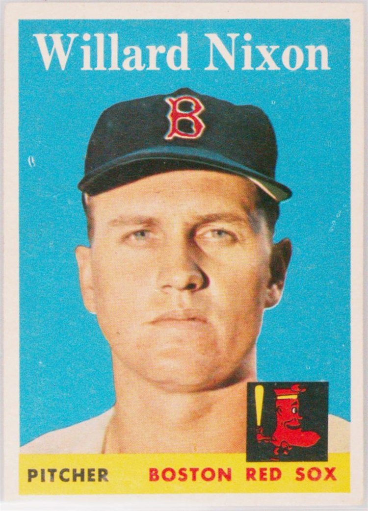 1958 Topps #395 Willard Nixon, Boston Red Sox