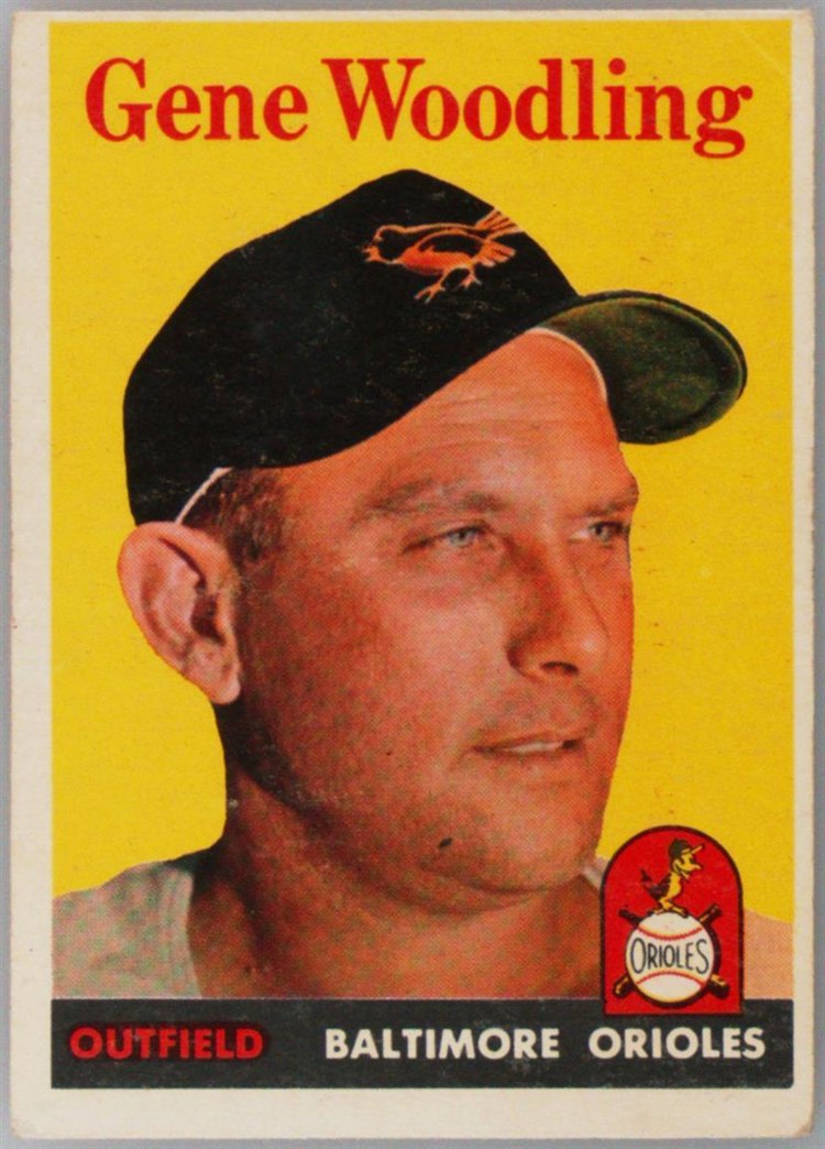 1958 Topps #398 Gene Woodling, Baltimore Orioles