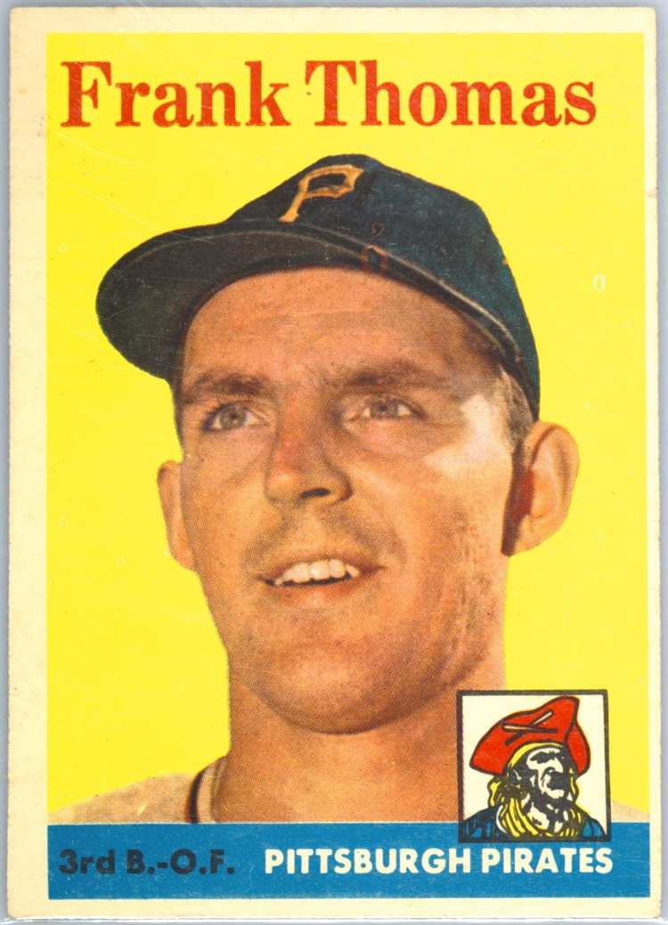 1958 Topps #409 Frank Thomas, Pittsburgh Pirates