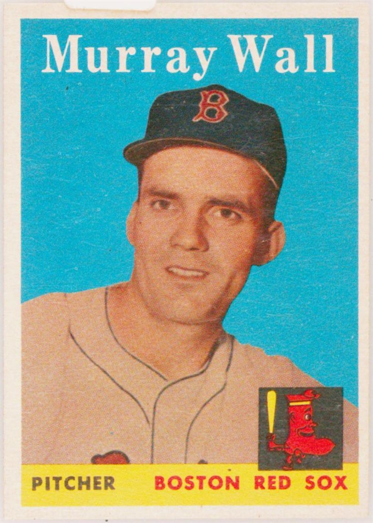 1958 Topps #410 Murray Wall, Boston Red Sox