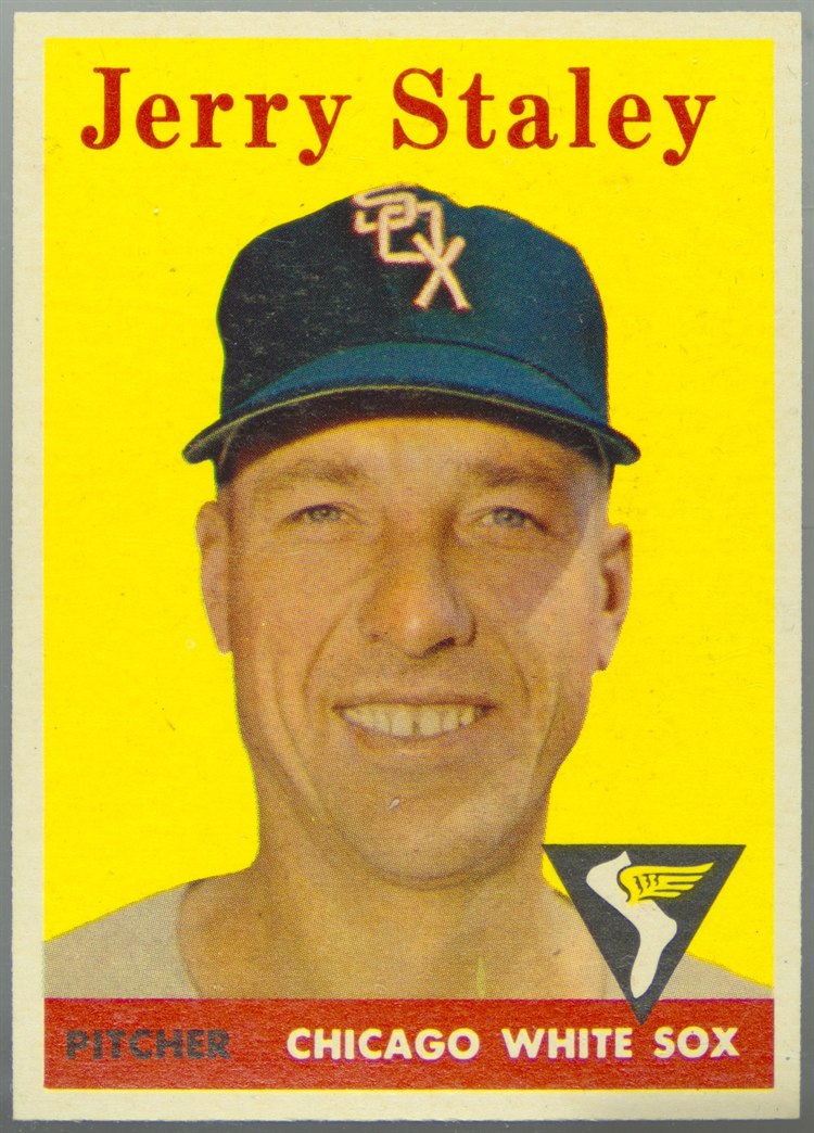 1958 Topps #412 Jerry Staley, Chicago White Sox