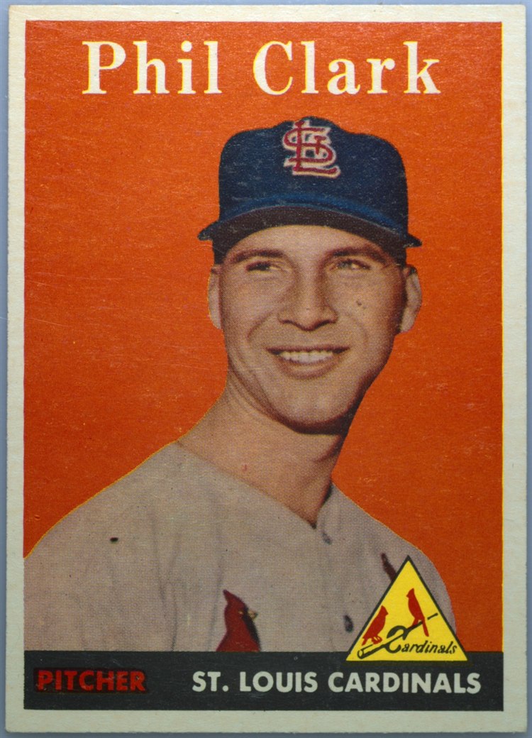 1958 Topps #423 Phil Clark, St. Louis Cardinals