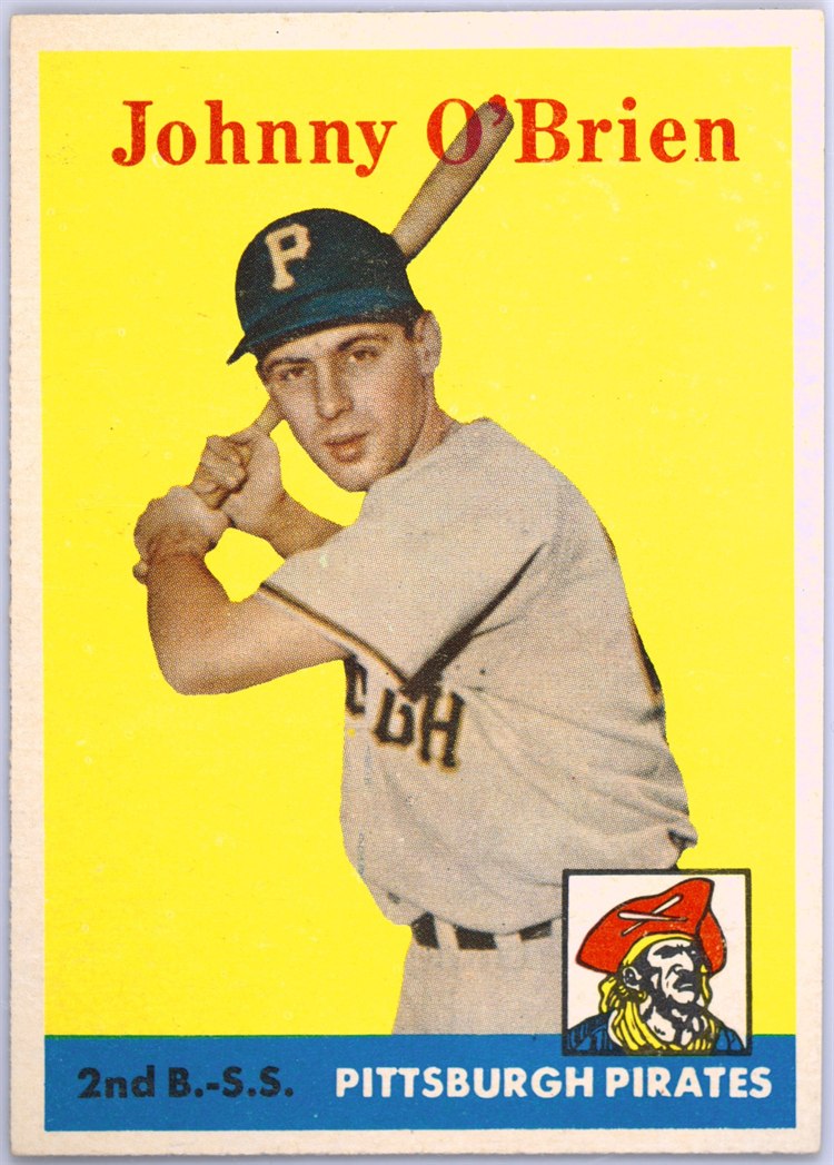 1958 Topps #426 Johnny O'Brien, Pittsburgh Pirates