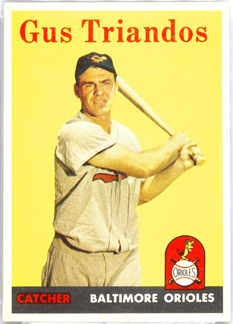 1958 Topps #429 Gus Triandos, Baltimore Orioles