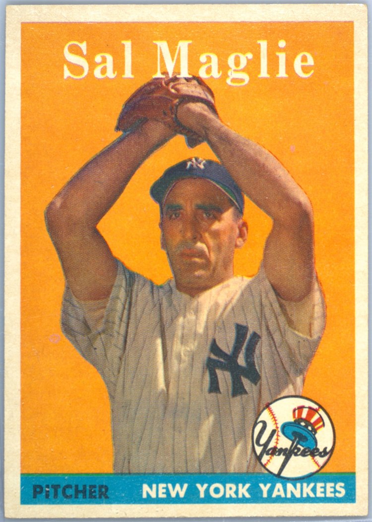 1958 Topps #43 Sal Maglie, New York Yankees