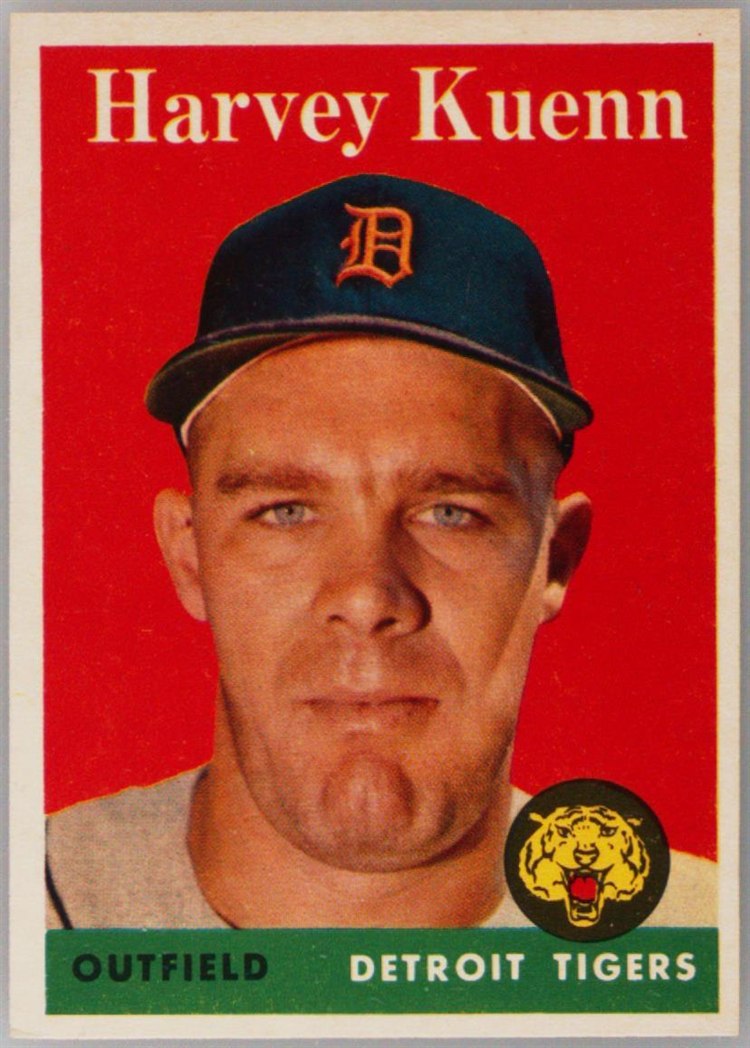 1958 Topps #434 Harvey Kuenn, Detroit Tigers