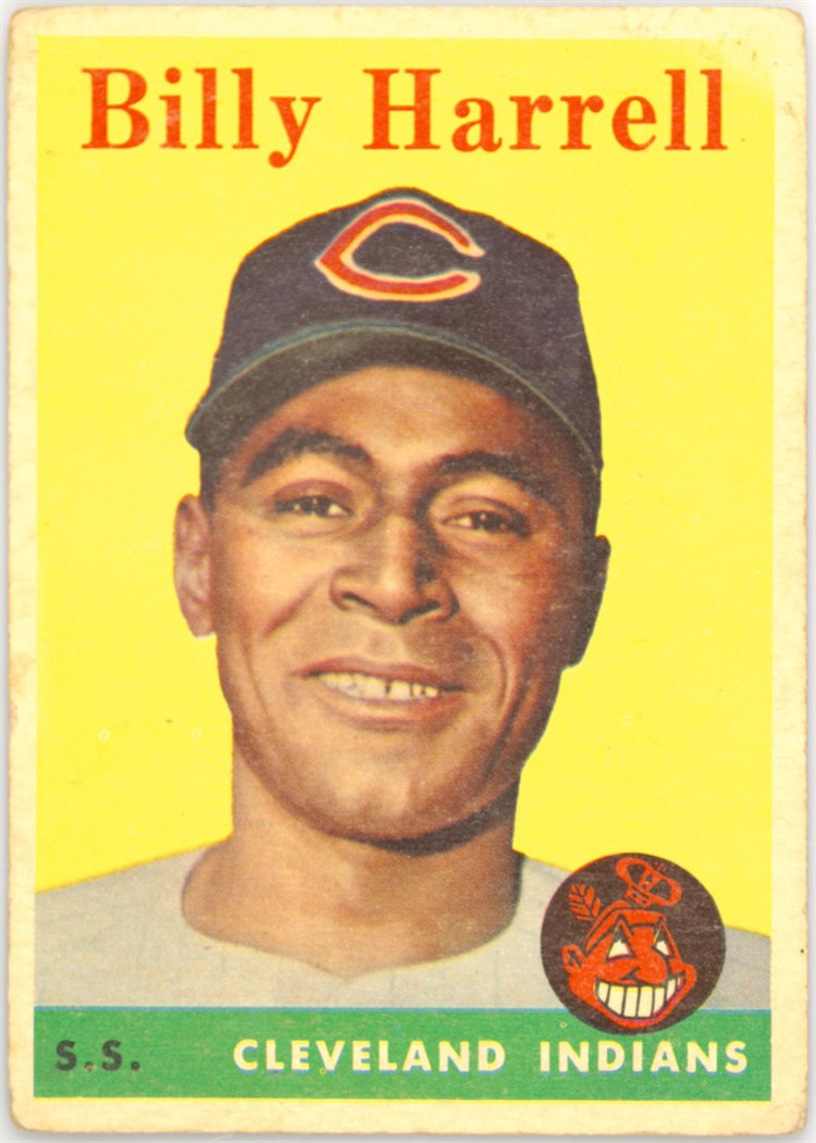 1958 Topps #443 Billy Harrell, Cleveland Indians
