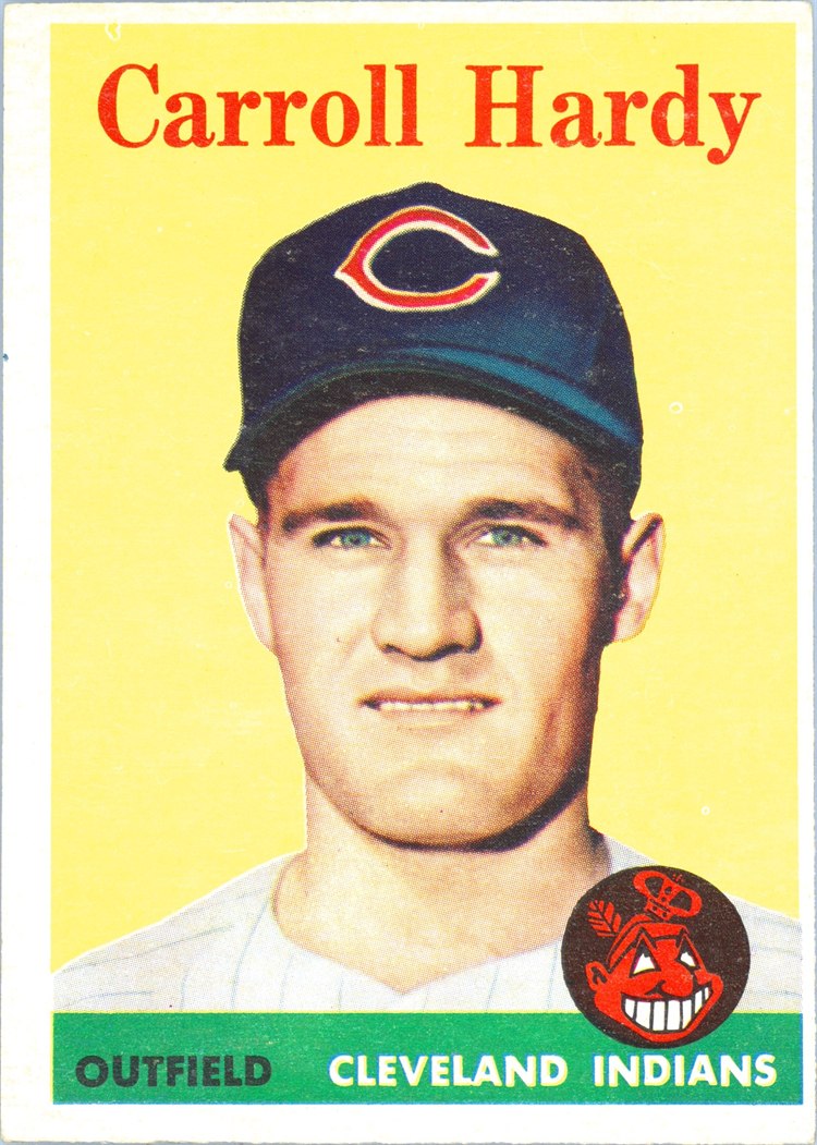 1958 Topps #446 Carroll Hardy, Cleveland Indians