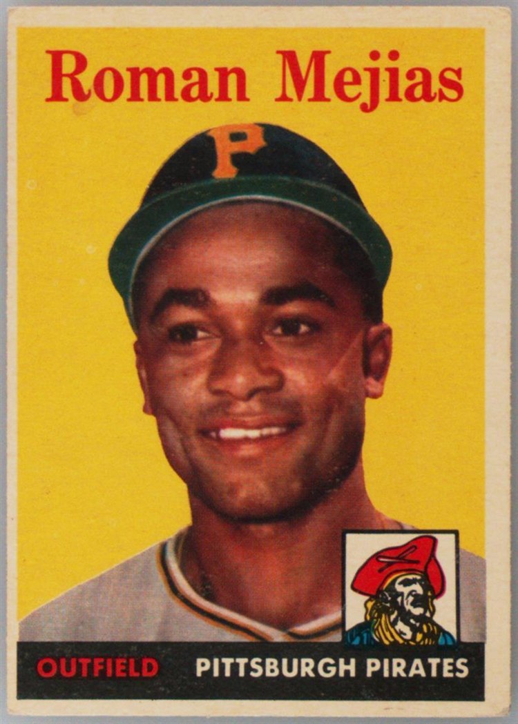1958 Topps #452 Roman Mejias, Pittsburgh Pirates