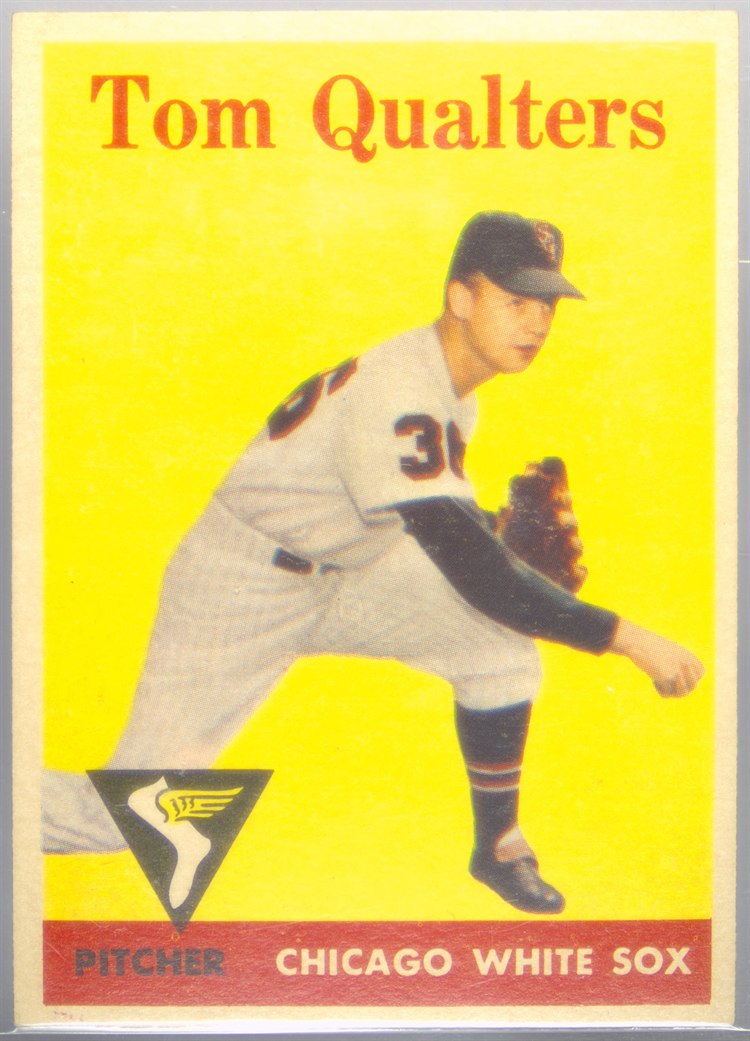 1958 Topps #453 Tom Qualters, Chicago White Sox