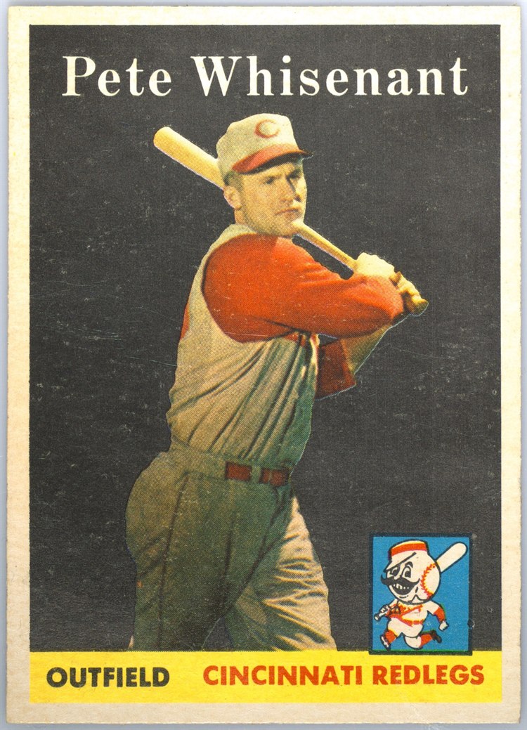 1958 Topps #466 Pete Whisenant, Cincinnati Reds