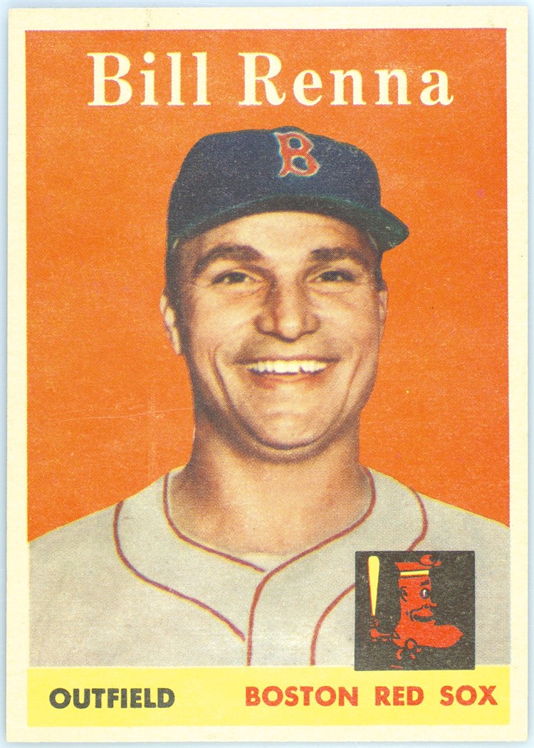 1958 Topps #473 Bill Renna, Boston Red Sox