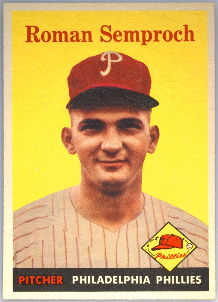 1958 Topps #474 Ray Semproch, Philadelphia Phillies