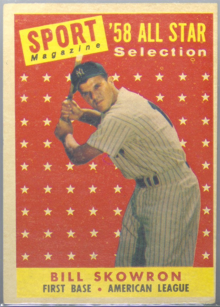 1958 Topps #477 Bill Skowron, New York Yankees