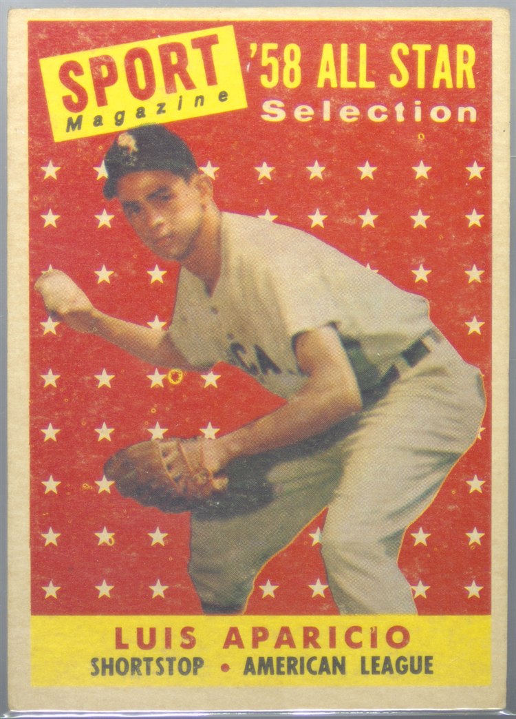 1958 Topps #483 Luis Aparicio, Chicago White Sox