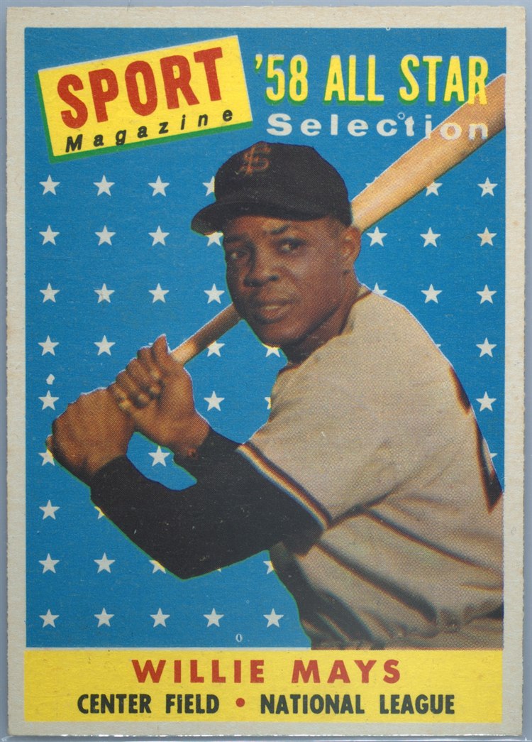 1958 Topps #486 Willie Mays, San Francisco Giants