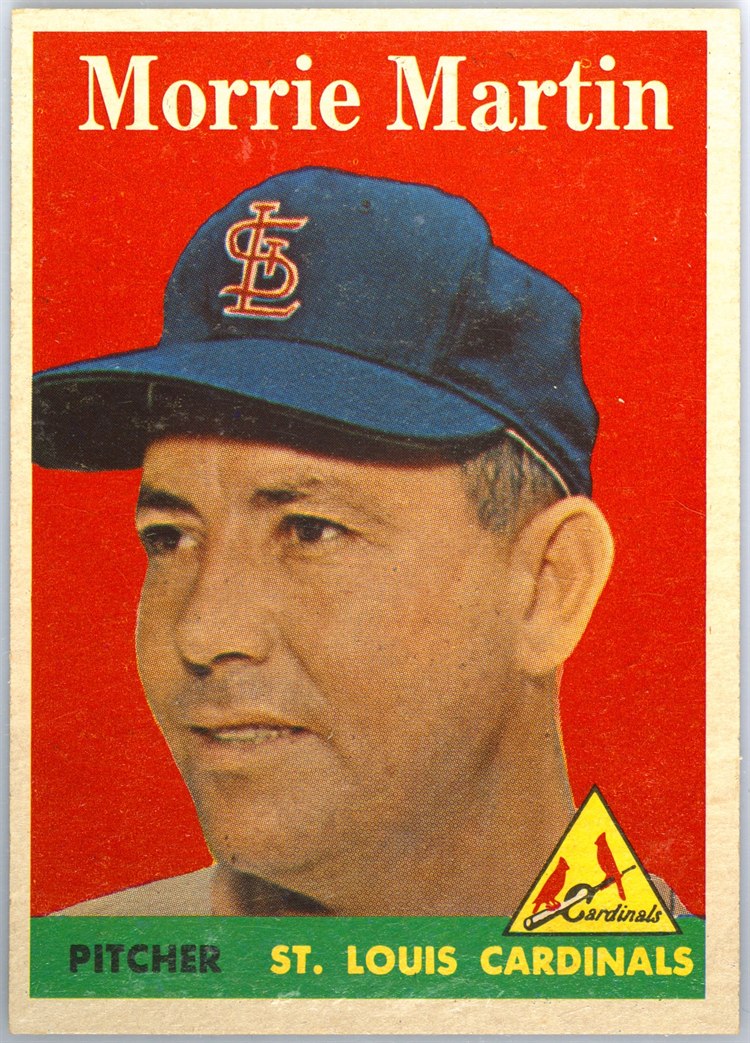 1958 Topps #53 Morrie Martin, St. Louis Cardinals