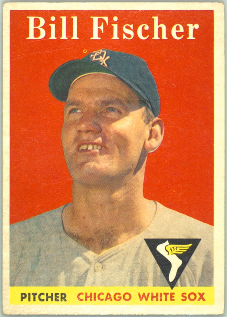 1958 Topps #56 Bill Fischer, Chicago White Sox