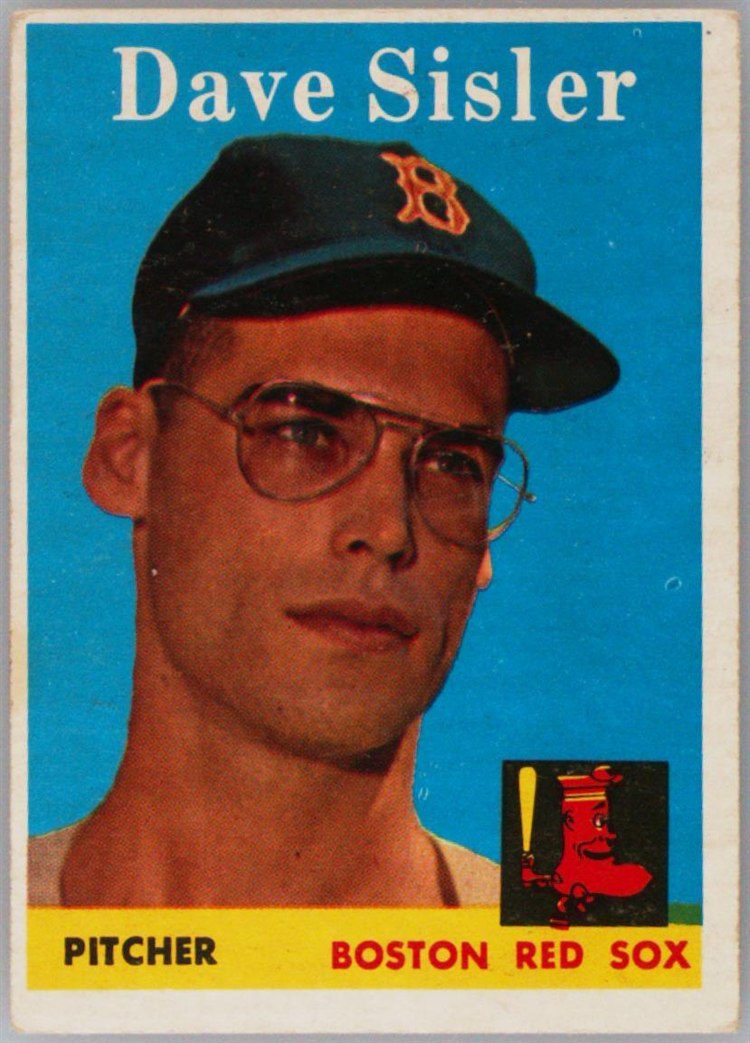 1958 Topps #59 Dave Sisler, Boston Red Sox