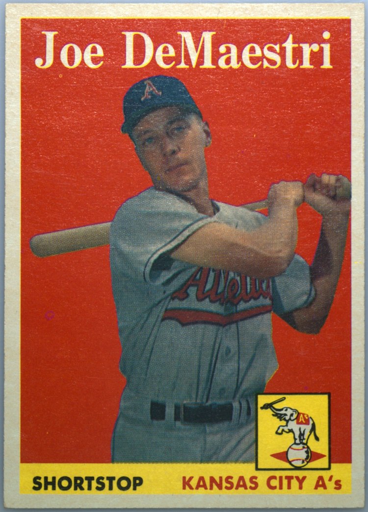 1958 Topps #62 Joe DeMaestri, Kansas City Athletics