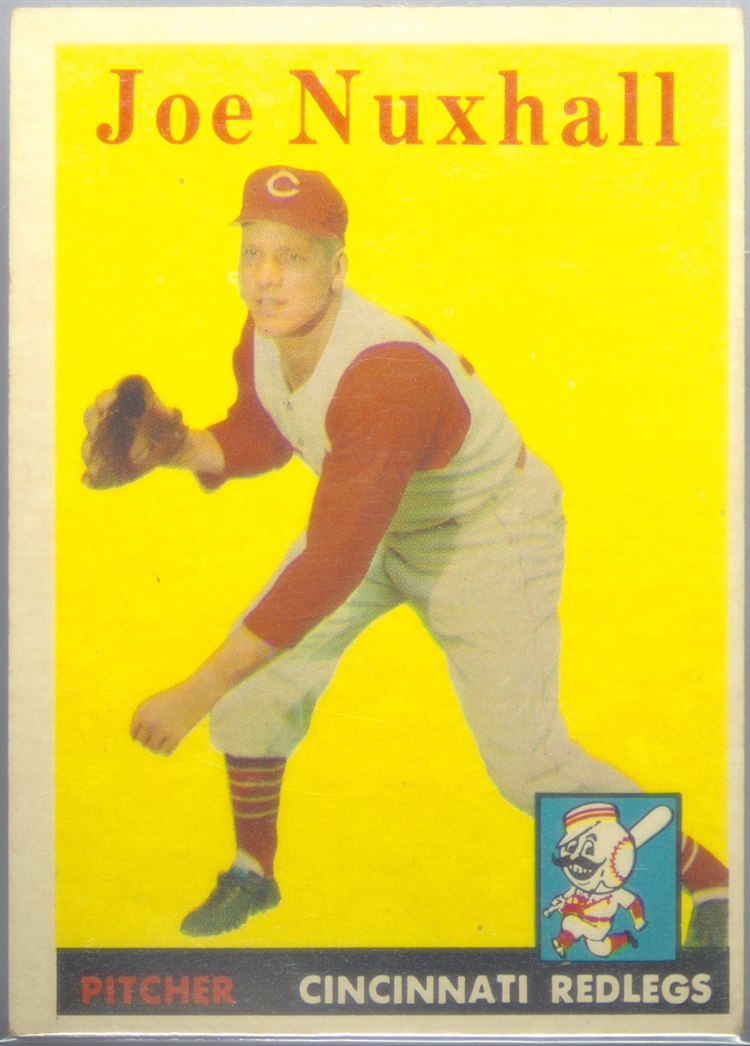 1958 Topps #63 Joe Nuxhall, Cincinnati Reds
