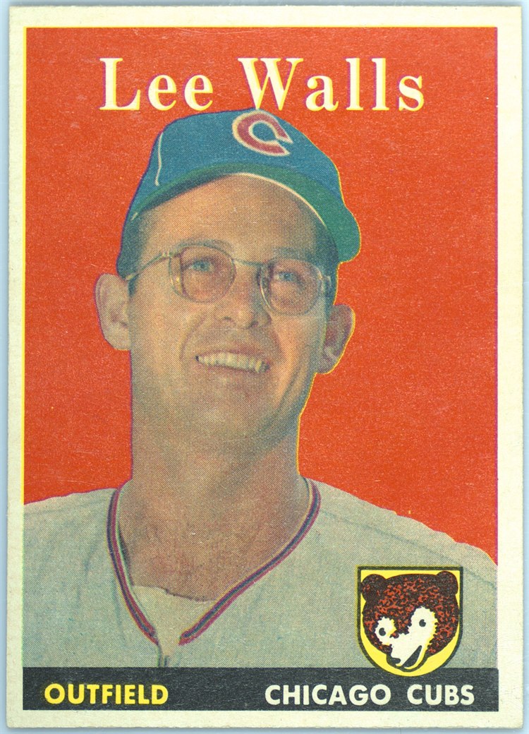 1958 Topps #66 Lee Walls, Chicago Cubs