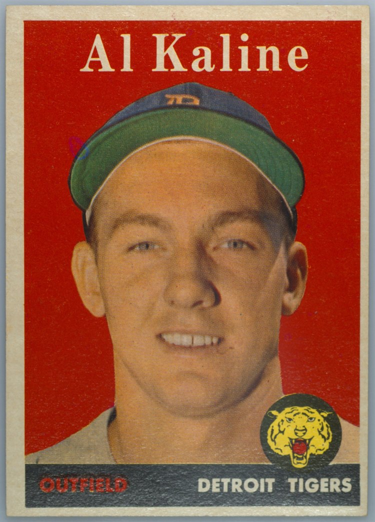 1958 Topps #70 Al Kaline, Detroit Tigers